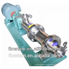 Stainless steel sanitary screw pump